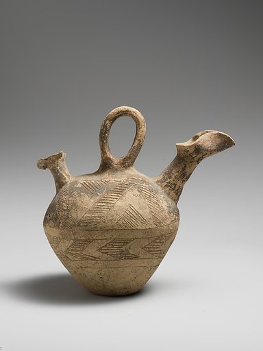 Terracotta zoomorphic askos (vessel)