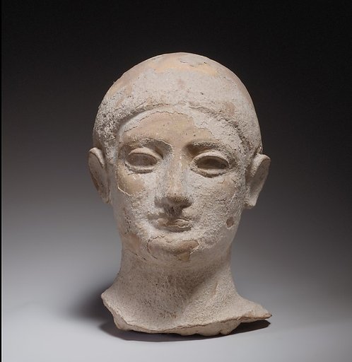 Terracotta head of a youth