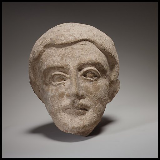 Terracotta head of a boy