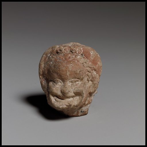 Head of a comic figurine