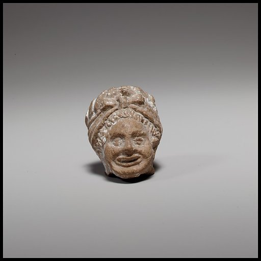 Head of a comic figurine