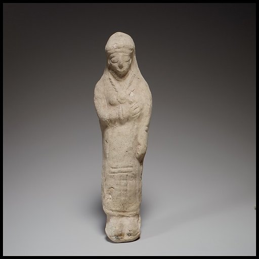 Standing female figurine
