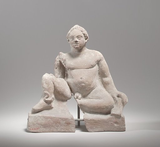 Seated boy