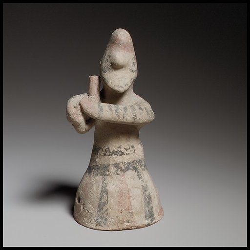 Standing male lyre player