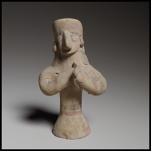 Standing male lyre player
