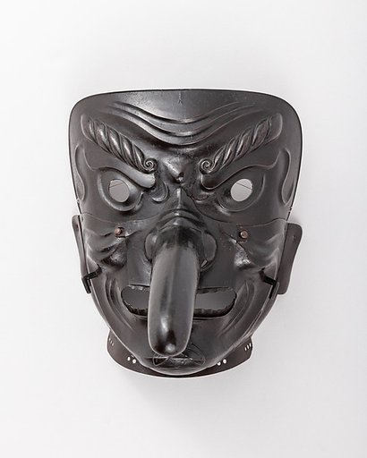 Mask in the Shape of a Mountain Demon's Face