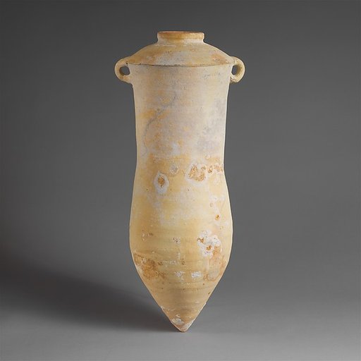Terracotta amphora with Phoenician inscription