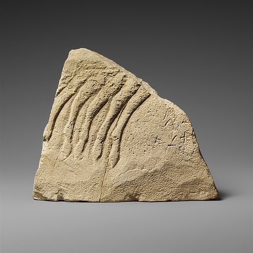Fragment of a limestone votive relief with a quadriga (?)