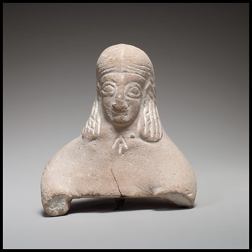 Terracotta female figurine fragment