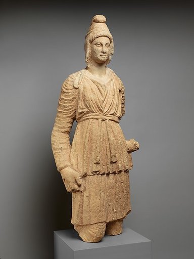 Limestone statue of Artemis Bendis