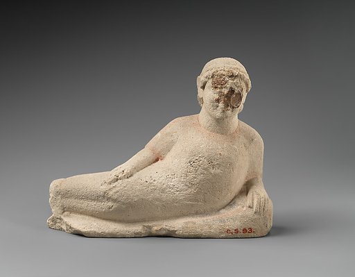 Limestone male banqueter