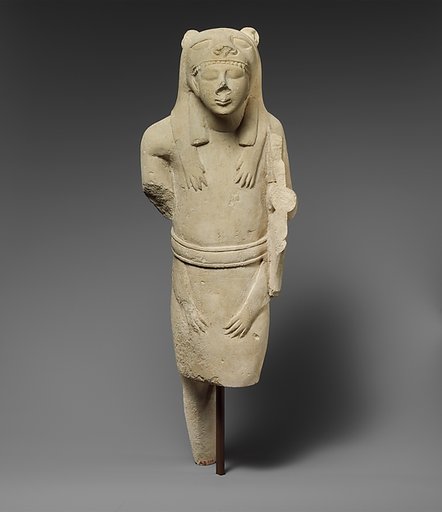 Limestone statuette of Herakles as an archer