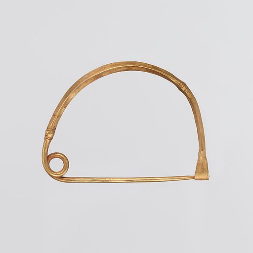 Gold fibula (safety pin)