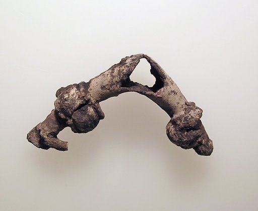 Silver fibula (safety pin)