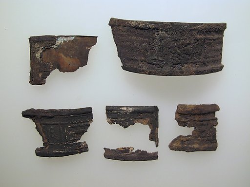 Silver bracelet fragments