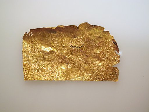 Frontlet of gold leaf