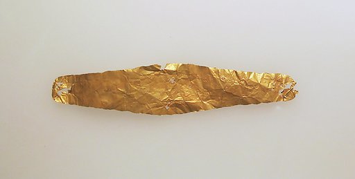 Frontlet of gold leaf