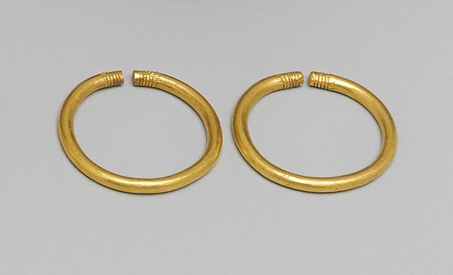 Gilded bronze bracelet