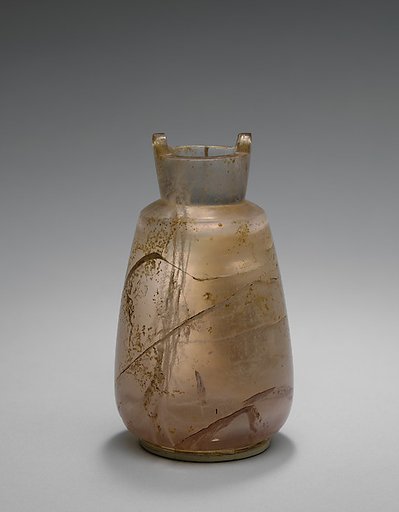 Rock crystal bottle
