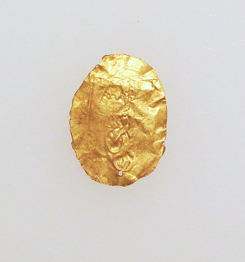 Roundel, disk with figure and column