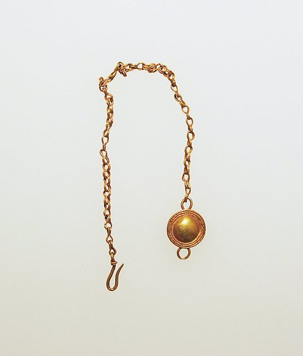Earring, chain type