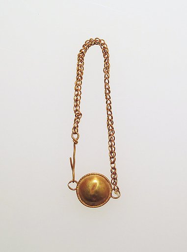 Earring, chain type