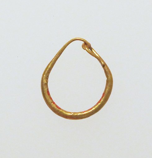 Earring-loop type, plain