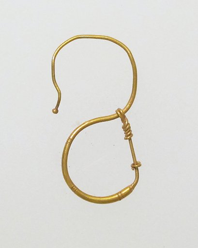 Earring, delta-shaped