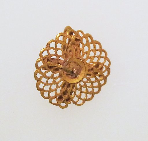Earring-hook type with disc