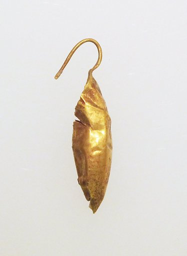 Earring-hook type with leaf form