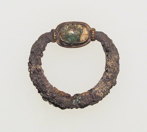 Ring with scarab