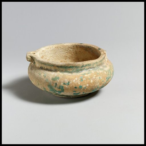 Faience pyxis