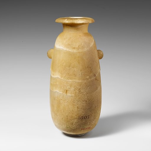 Alabaster alabastron (perfume vase)