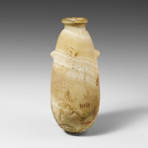 Alabaster alabastron (perfume vase)