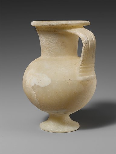 Alabaster one-handled jug