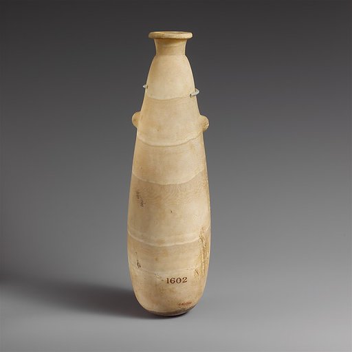 Alabaster alabastron (perfume vase)