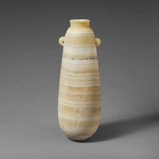 Alabaster alabastron (perfume vase)