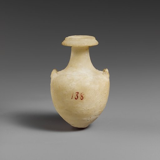 Miniature alabaster amphora (jar)