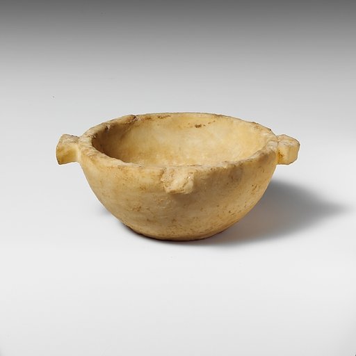 Alabaster mortar or deep bowl