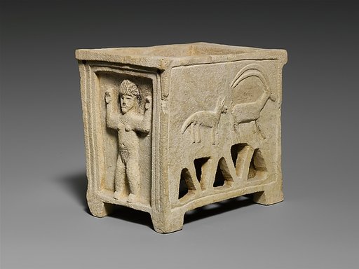 Limestone coffin model