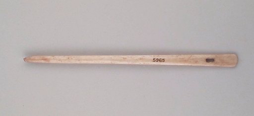 Bone spatulated needle