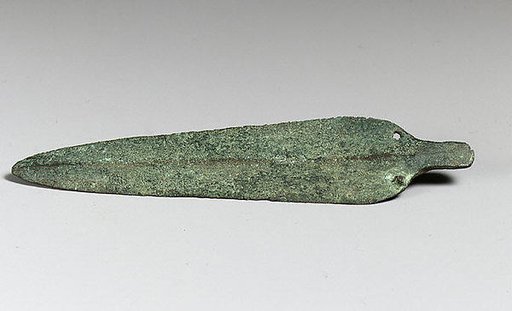 Copper alloy dagger blade