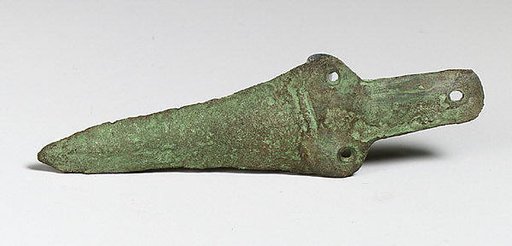 Copper alloy dagger blade