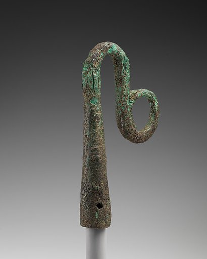 Bronze shepherd's crook