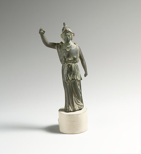 Bronze statuette of Athena