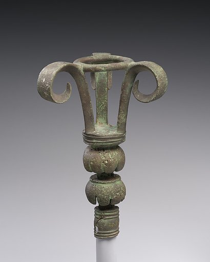 Bronze lampstand