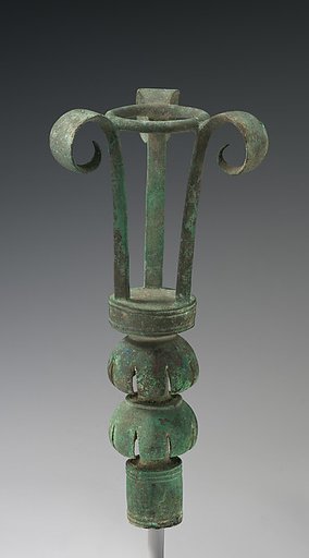 Bronze lampstand
