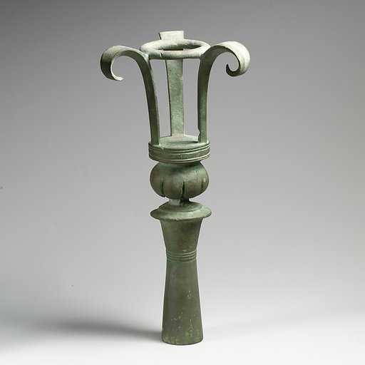 Bronze lampstand