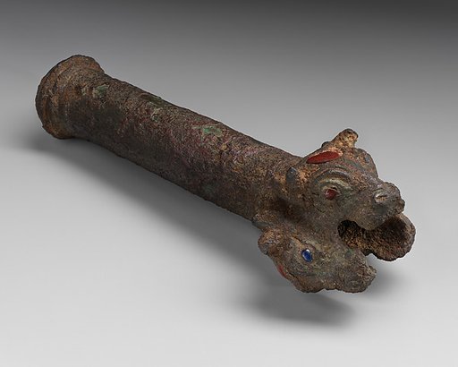 Tin-bronze scepter head