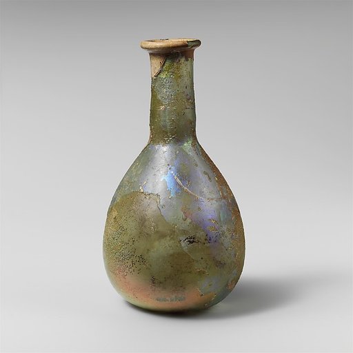 Glass perfume bottle